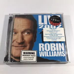 Robin Williams Live 2002 CD Álbum Dos Discos Set Stand Up Comedy Humor - Imagen 1 de 9