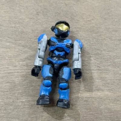 Mega Construx Halo Builing Call of Duty UNSC Spartan Blue Figure - Image 1 of 2