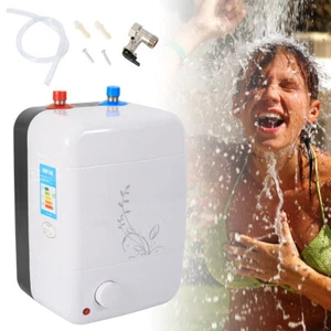 Tanque de almacenamiento de agua caliente eléctrico 8L 220V calentador de agua caldera cocina debajo del fregadero - Imagen 1 de 11