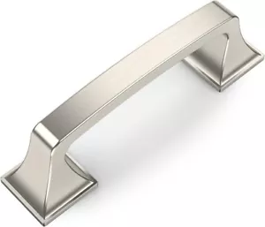 10 Pack Brushed Satin Nickel 3 Inch(76mm) Hole Centers Cabinet Drawer Pulls - Picture 1 of 5