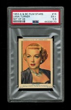 PSA 5.5 LANA TURNER 1953 A&BC Film Stars Card #15 (2nd Highest Ever Graded)