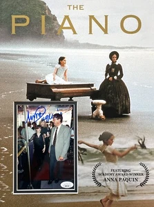 Anna Paquin Signed Early '96 Era Signed Photo 12x16 Custom Mat Display & JSA COA - Picture 1 of 2