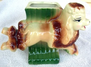 Maceta caniche vintage, hecha por, moda cerámica de OPCO - Imagen 1 de 7