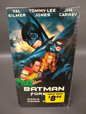Batman Forever (1995) Val Kilmer, Nicole Kidman VHS  New-Sealed - (E-5) #2 - Image 1 of 4