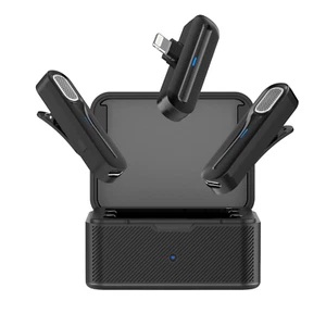 Micrófono de solapa inalámbrico profesional VIDVIE para iPhone o tipo C - Imagen 1 de 5