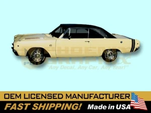 1968 Dodge Dart Swinger Bumble Bee Decals & Stripes Kit - Picture 1 of 1