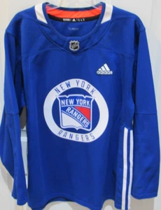 New York Rangers NHL Practice Hockey Jersey adidas Men's 52 RUNS SMALL strap - Picture 1 of 5