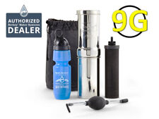 Go Berkey Kit - Wasserfilter - enthält Sportflasche - schwarzer Filter - Grundierung