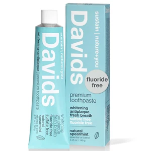 Davids Fluoride Free Toothpaste, Teeth Whitening, Sulfate Free, Made in USA - Picture 1 of 17