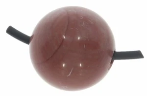  Aragonit Kugel Schmuck Anhänger inkl. Lederband 20mm gebohrt - 20G164 - Bild 1 von 2