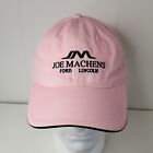 Joe Machens Ford Lincoln Dealership Pink Strapback Hat Baseball Cap Missouri