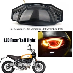 Luz trasera LED negra ahumada para Ducati Scrambler 400 800 1100 - Imagen 1 de 11