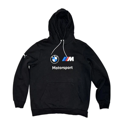Sudadera con capucha negra BMW Motorsport para hombre talla mediana Puma suéter Foto 1 de 4