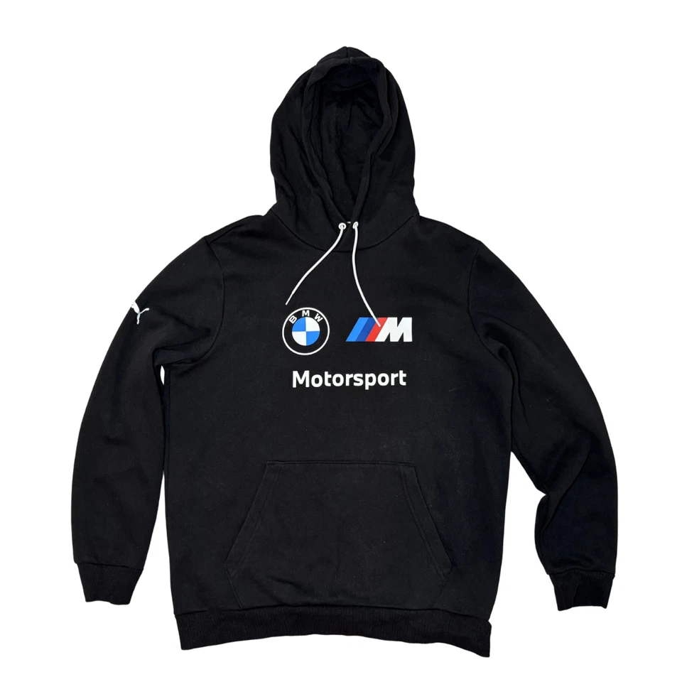 Sudadera con capucha negra BMW Motorsport para hombre talla mediana Puma suéter Foto 1 de 4