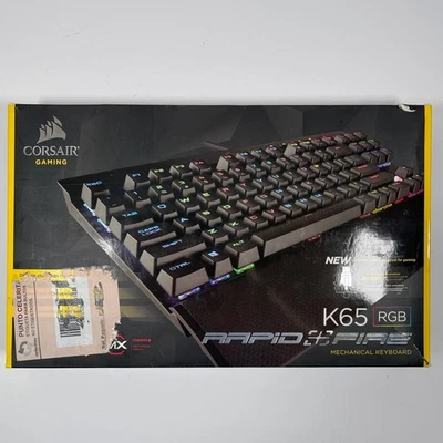 Corsair K65 RGB RAPIDFIRE Kompakte Mechanische Tastatur CHERRY MX SPEED RGB, ... - Bild 1 von 4