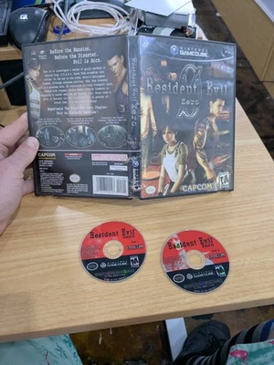 T1 Resident Evil 0 (GameCube, 2002) No Manual Polished Discs Only - Image 1 of 4