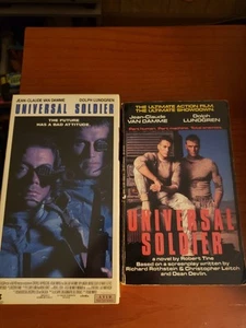 Universal Soldier (VHS) And Paperback Novelization - Picture 1 of 5