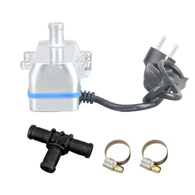 Engine Coolant Heater 2000W Preheater Pump with Clamps and T Joint for Vehicles - Image 1 of 4