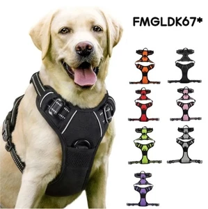 No-Pull Pet Dog Harness with Handle Adjustable Reflective Padded Vest Affordable - Picture 1 of 19