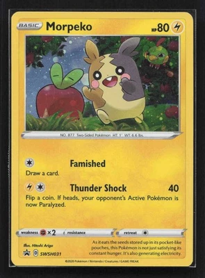 Morpeko Promo SWSH: Sword & Shield Promo Cards SWSH031 NM - Image 1 of 2