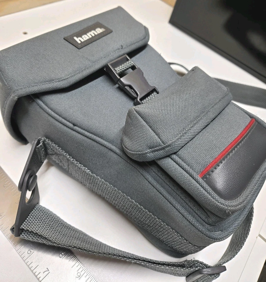 Hama Camera Bag Grey Padded Medium with Strap - Image 1 of 4