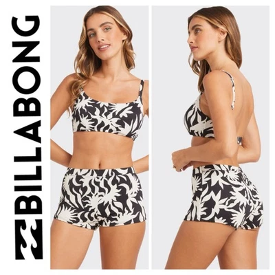BNWT BILLABONG BY MY SIDE MIA D/DD TOP & PALMA SHORTS BIKINI SET MEDIUM (10) - Image 1 of 4