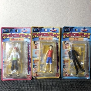 One Piece Collection Bandai Luffy Sanji Shanks Set de 3 piezas Figura Envío Gratis FEDEX - Imagen 1 de 6