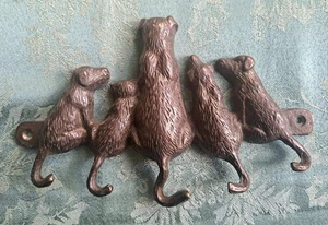 Gancho de llave de cola de perro de latón soporte de correa de metal SPI San Pacific Int'l Mascotas Perros - Imagen 1 de 5