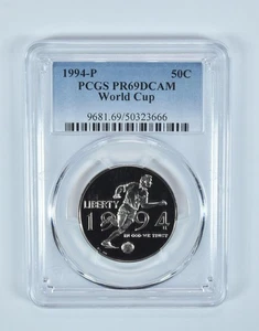 1994-P World Cup Soccer Commemorative Half Dollar PR69 DCAM PCGS *8614 - Picture 1 of 5