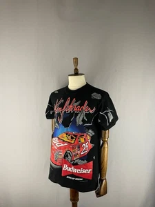 Fruit Of The Loom Herren Budweiser T-Shirt Gr. M Schwarz Baumwolle Kurzarm - Bild 1 von 12
