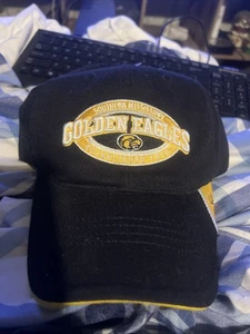 Southern Miss Golden Eagles Hat Mens Black OS Strapback Cap NCAA College - Picture 1 of 6