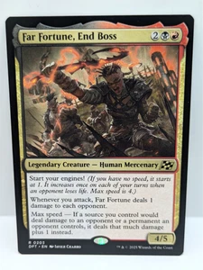 Far Fortune, End Boss - Aetherdrift - Legendary Creature - Rare - DFT 203 - - Picture 1 of 2