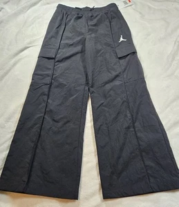 Girls Jordan Black Woven Double Cargo Pants Size Medium - Picture 1 of 15