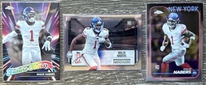 Malik Nabers New York Giants Card Lot 2024 Topps Chrome Signature Class RC GA-6 - Bild 1 von 2