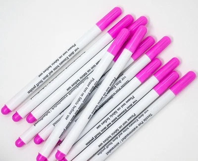 Fabric Pen Vanishing Ink (Air or Water Erasable) Marking Pen Sewing Dressmaking - Image 1 of 4