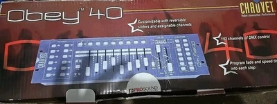 Chauvet Obey 40 D-Fi 2.4 Wireless DMX Lighting Controller Bundle - Image 1 of 4