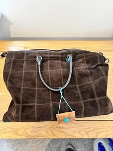 Gabs G23 Csp Piatta Patchwork Crosta Dav/DT Manico Superiore Grab Bag Made In Italy - Foto 1 di 20