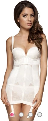 Sujetador vasco nupcial Gossard Retrolution VIP marfil PVP £85 busto looks 2 tallas más grandes Foto 1 de 4