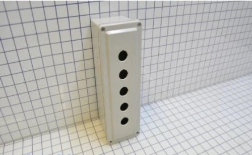 CF5PB22 Stahlin Enclosures, Pushbutton Series Pushbutton Enclosure, 5-Hole, - Image 1 of 1