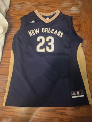 Boy’s Youth NBA Adidas New Orleans Pelicans #23 Anthony Davis Jersey Large - Image 1 of 4