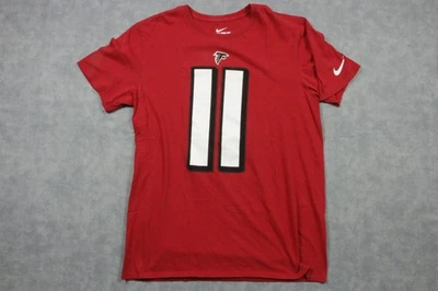 Camiseta de los Atlanta Falcons para hombre mediana NFL fútbol americano Nike jugador 11 Julio Jones camiseta Foto 1 de 4