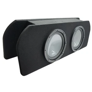 2015 - 2023 Ford Mustang Coupe Harmony HA-R104 Dual 10" Custom Sub Box 2 Ohm New - Picture 1 of 5