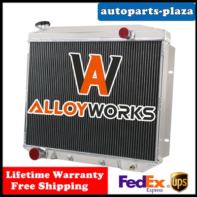 3Row Radiator For 1957-1959 Ford Fairlane Ranchero Mercury Monclair 4.8L V8 - Изображение 1 из 4