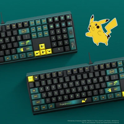CHERRY MX 3.0S Pokémon Co-branded Pikachu Wired Keyboard - Image 1 of 4