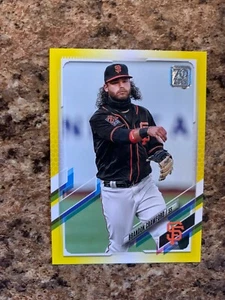 Brandon Crawford 2021 Topps Yellow Walgreens SP Parallel # 315 SF Giants - Bild 1 von 1