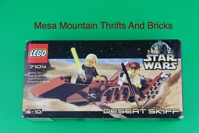 LEGO® Star Wars 7104 Desert Skiff Brand New! Sealed! 2000 Vintage Star Wars RARE - Image 1 of 4