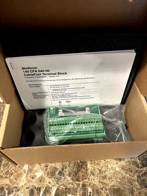 Modicon 140 CFA 040 00 Cablefast Terminal Block - Image 1 of 2