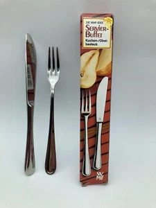 WMF Servier-Buffet Kuchen-/Obstbesteck 2-teilig unbenutzt Originalkarton Vintage - Bild 1 von 7