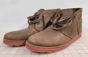 Vans UltraCush Boots Chukka Mens 9 Desert Nubuck Leather Casual Ankle Shoes - Picture 1 of 9