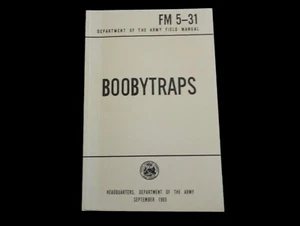 U.S ARMY BOOBYTRAPS BOOK HANDBOOK GUIDE - Picture 1 of 9